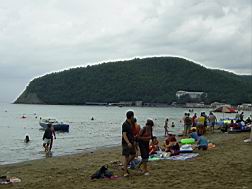 Джубга центральный пляж